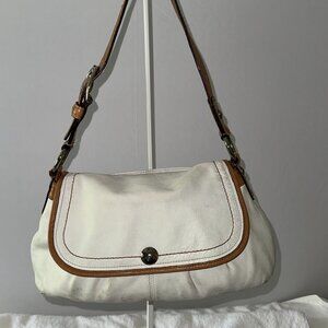 Vintage Coach Soho Pleated Flap Bag